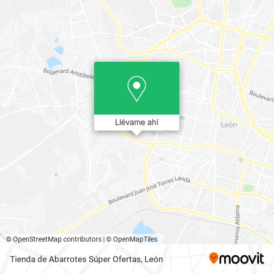 Mapa de Tienda de Abarrotes Súper Ofertas