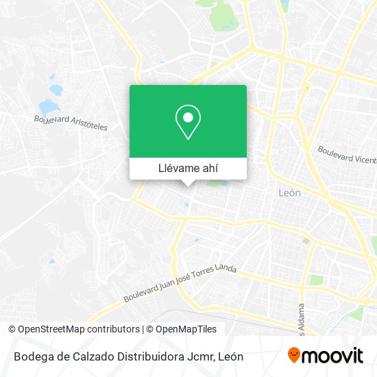 Mapa de Bodega de Calzado Distribuidora Jcmr