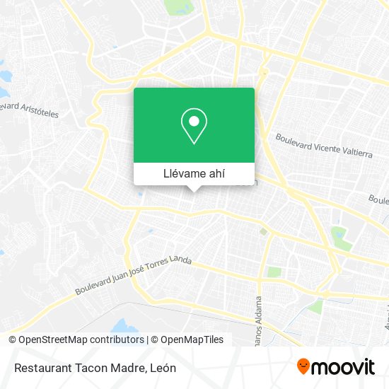 Mapa de Restaurant Tacon Madre