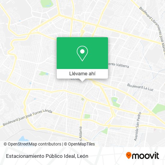 Mapa de Estacionamiento Público Ideal