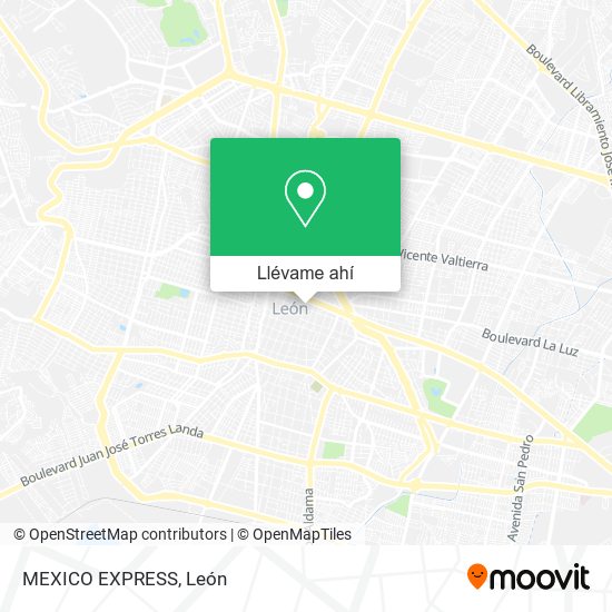 Mapa de MEXICO EXPRESS