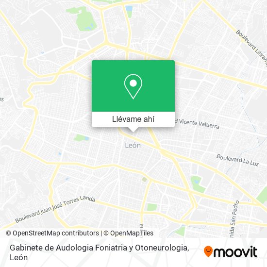 Mapa de Gabinete de Audologia Foniatria y Otoneurologia