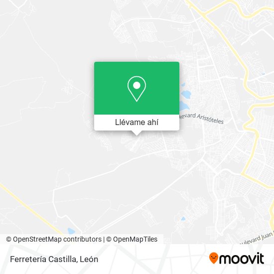 Mapa de Ferretería Castilla