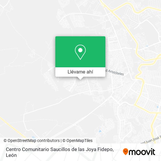 Mapa de Centro Comunitario Saucillos de las Joya Fidepo