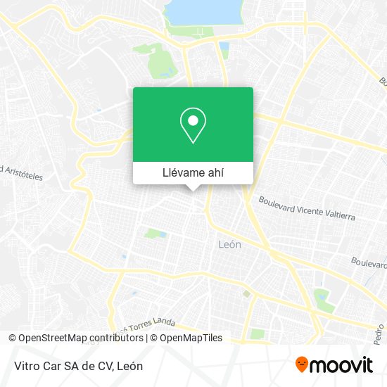 Mapa de Vitro Car SA de CV