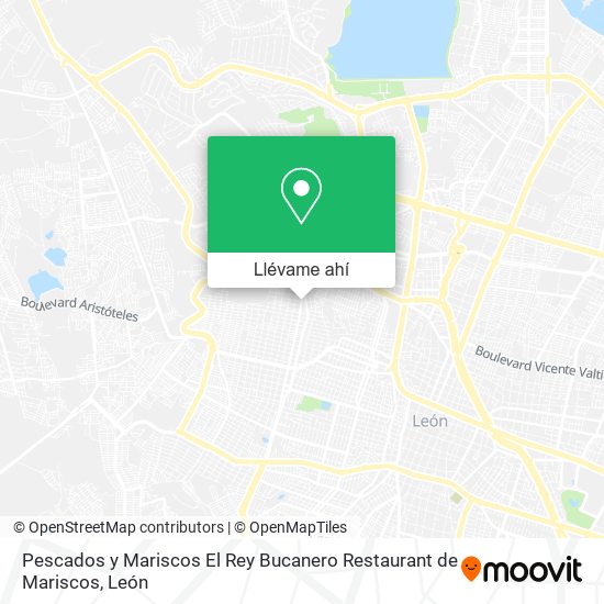Cómo llegar a Pescados y Mariscos El Rey Bucanero Restaurant de Mariscos en  León en Autobús?