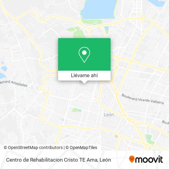 Mapa de Centro de Rehabilitacion Cristo TE Ama