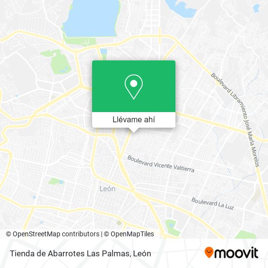 Mapa de Tienda de Abarrotes Las Palmas