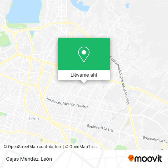 Mapa de Cajas Mendez