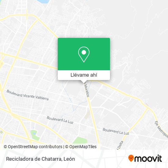 Mapa de Recicladora de Chatarra