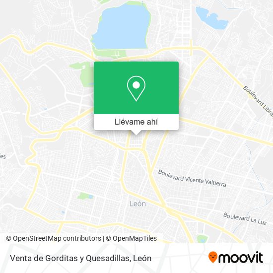 Mapa de Venta de Gorditas y Quesadillas