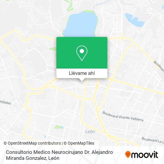 Mapa de Consultorio Medico Neurocirujano Dr. Alejandro Miranda Gonzalez