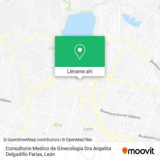 Mapa de Consultorio Medico de Ginecologia Dra Angelita Delgadillo Farias