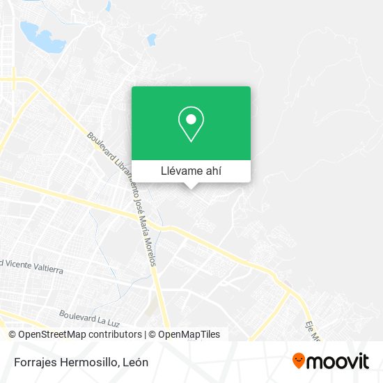 Mapa de Forrajes Hermosillo