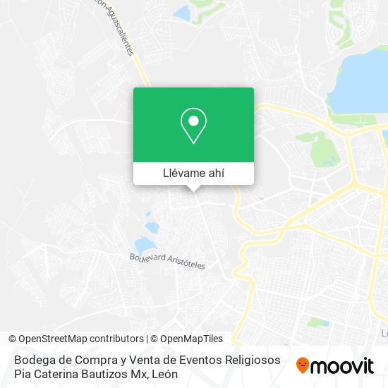 Mapa de Bodega de Compra y Venta de Eventos Religiosos Pia Caterina Bautizos Mx