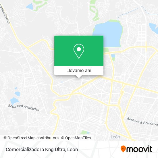 Mapa de Comercializadora Kng Ultra