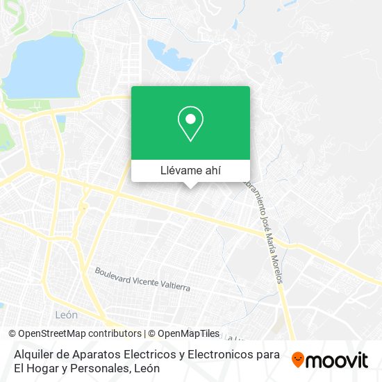 Mapa de Alquiler de Aparatos Electricos y Electronicos para El Hogar y Personales