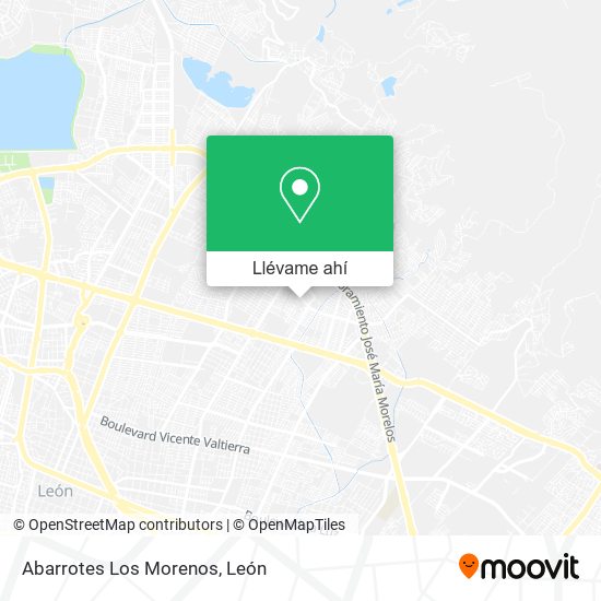 Mapa de Abarrotes Los Morenos