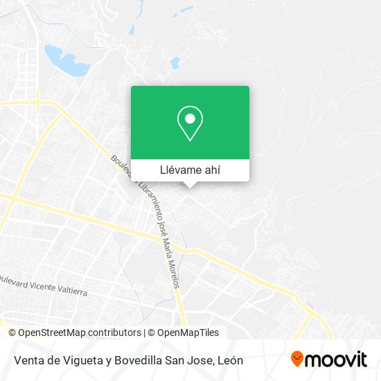 Mapa de Venta de Vigueta y Bovedilla San Jose
