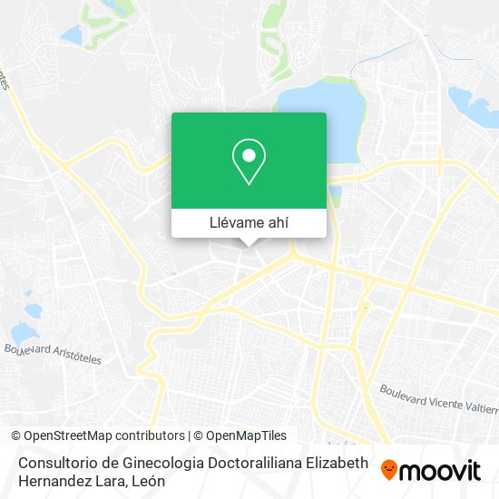 Mapa de Consultorio de Ginecologia Doctoraliliana Elizabeth Hernandez Lara