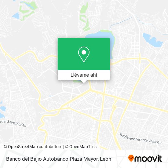 Mapa de Banco del Bajio Autobanco Plaza Mayor