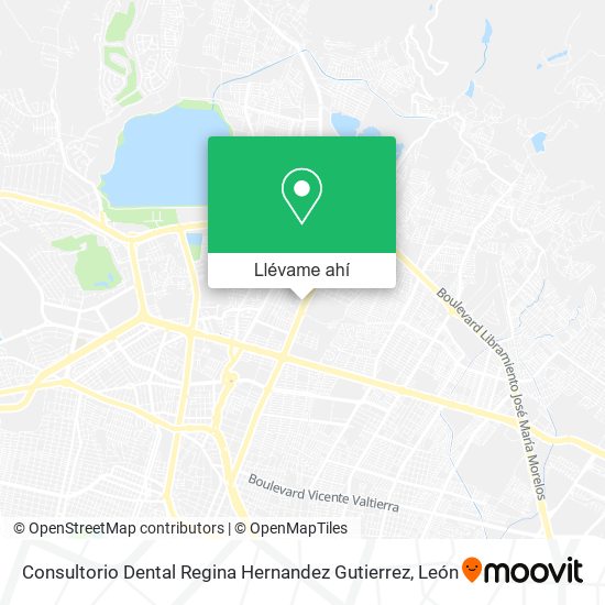 Mapa de Consultorio Dental Regina Hernandez Gutierrez