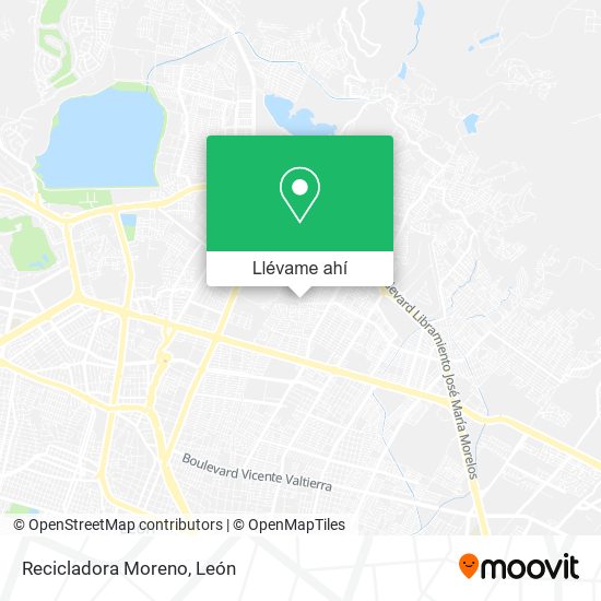 Mapa de Recicladora Moreno