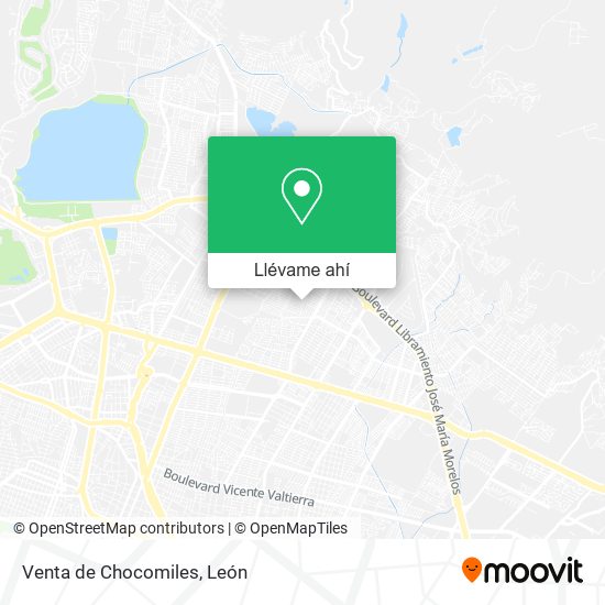 Mapa de Venta de Chocomiles