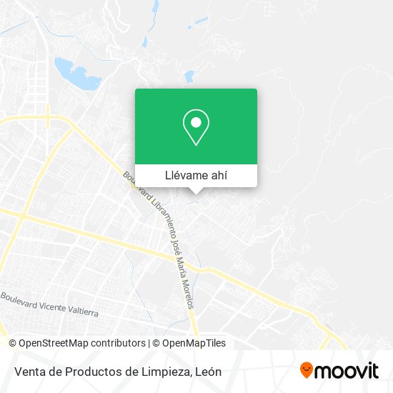 Mapa de Venta de Productos de Limpieza