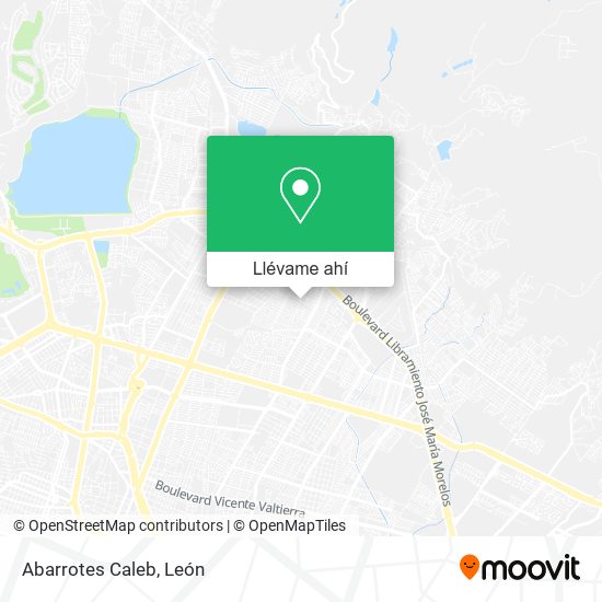 Mapa de Abarrotes Caleb