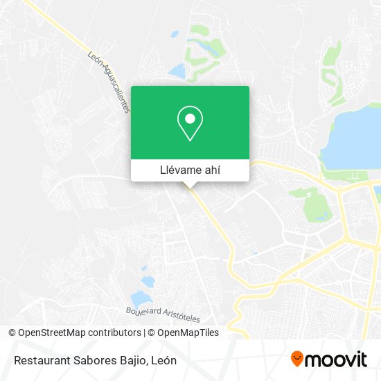 Mapa de Restaurant Sabores Bajio