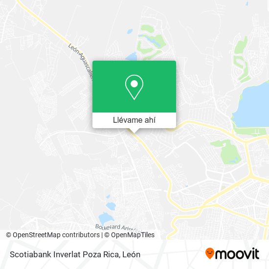 Mapa de Scotiabank Inverlat Poza Rica