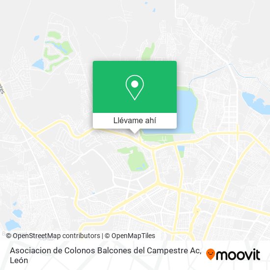 Mapa de Asociacion de Colonos Balcones del Campestre Ac