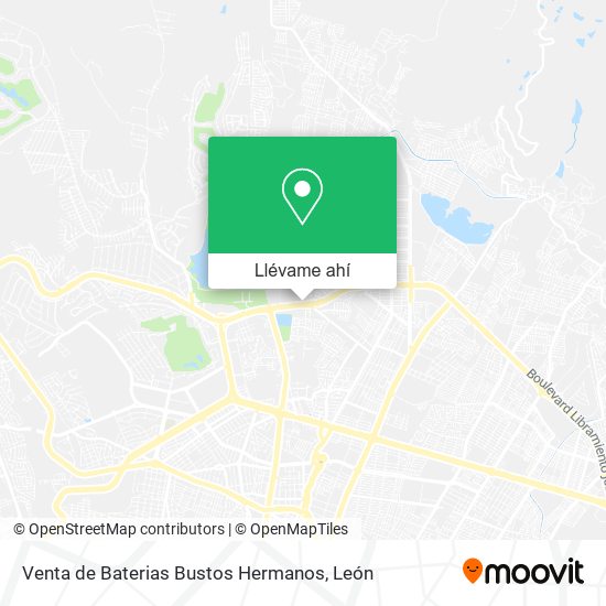 Mapa de Venta de Baterias Bustos Hermanos