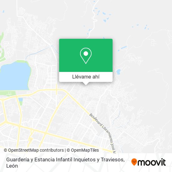 Mapa de Guardería y Estancia Infantil Inquietos y Traviesos