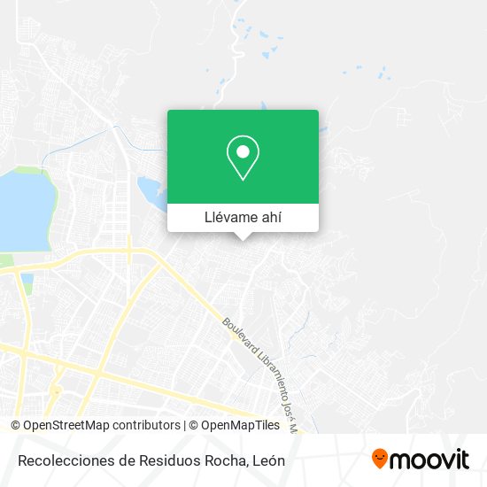 Mapa de Recolecciones de Residuos Rocha