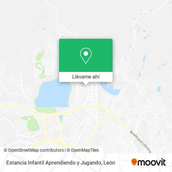 Mapa de Estancia Infantil Aprendiendo y Jugando