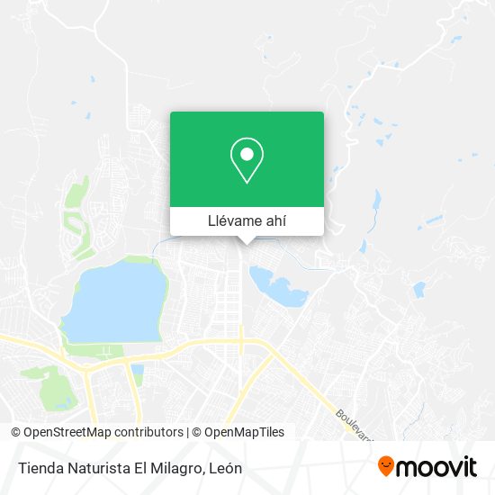 Mapa de Tienda Naturista El Milagro