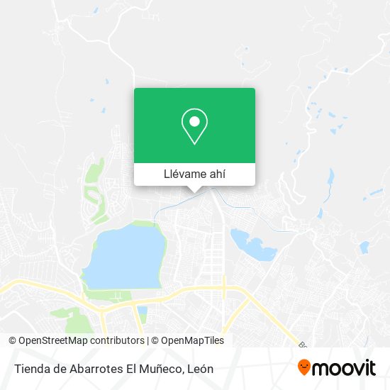 Mapa de Tienda de Abarrotes El Muñeco