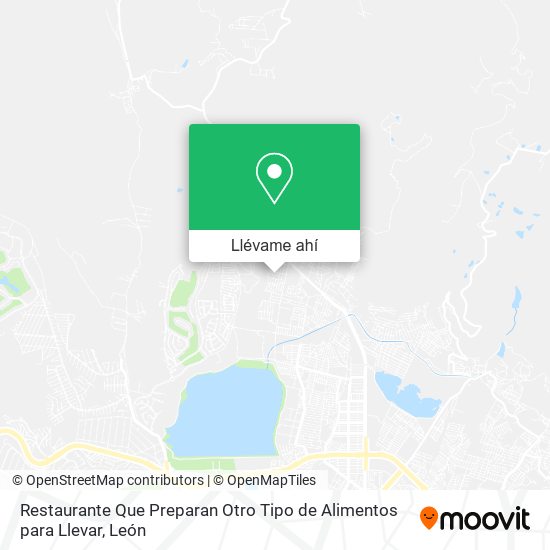 Mapa de Restaurante Que Preparan Otro Tipo de Alimentos para Llevar