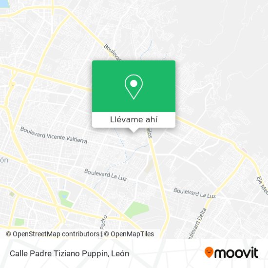 Mapa de Calle Padre Tiziano Puppin