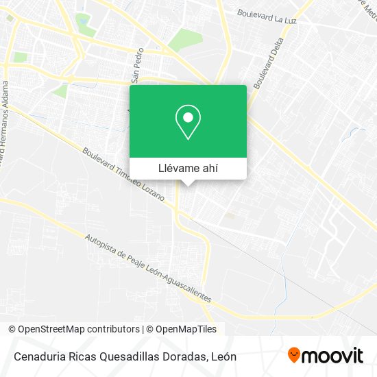 Mapa de Cenaduria Ricas Quesadillas Doradas