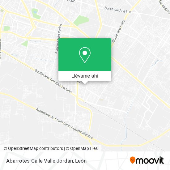 Mapa de Abarrotes-Calle Valle Jordán