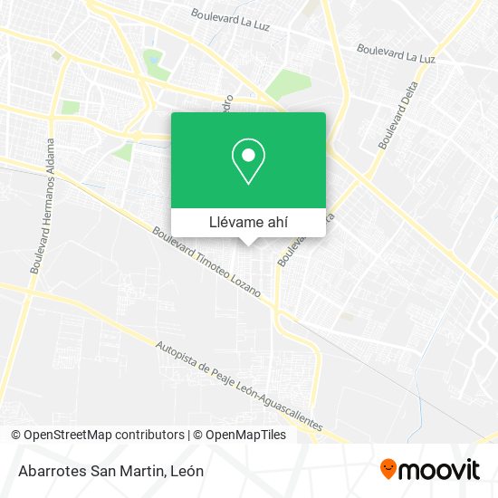 Mapa de Abarrotes San Martin