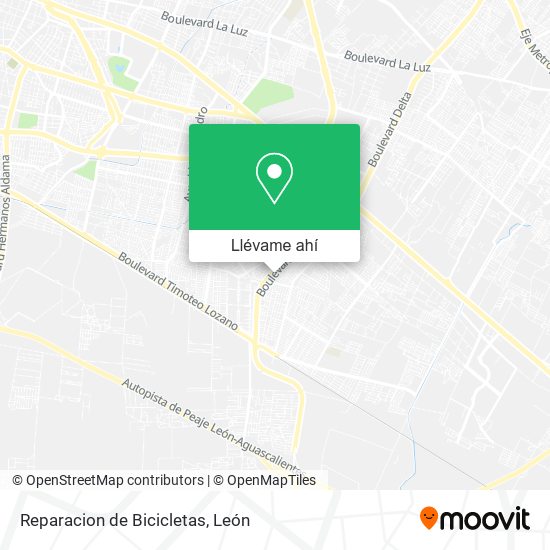 Mapa de Reparacion de Bicicletas