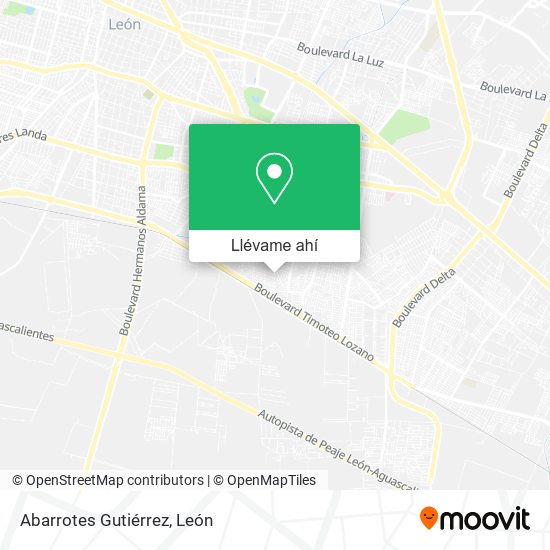 Mapa de Abarrotes Gutiérrez