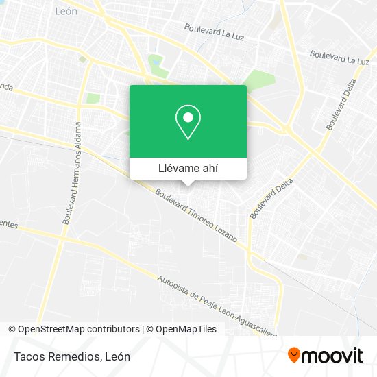 Mapa de Tacos Remedios