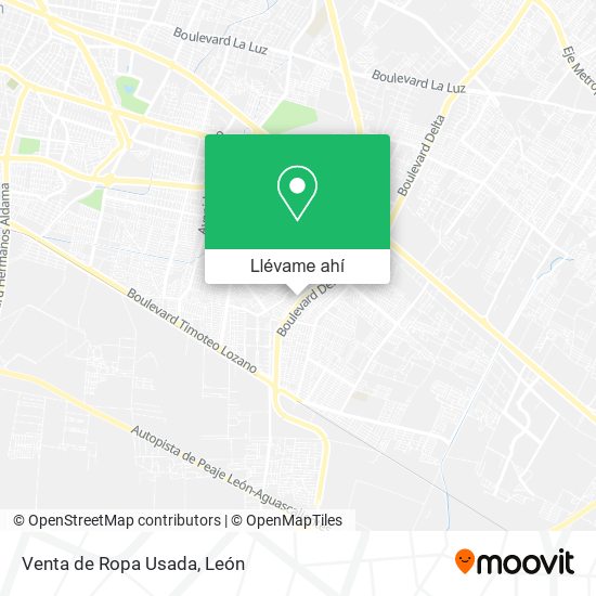 Mapa de Venta de Ropa Usada