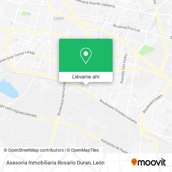 Mapa de Asesoria Inmobiliaria Rosario Duran