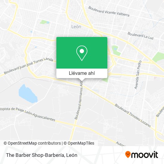 Mapa de The Barber Shop-Barbería